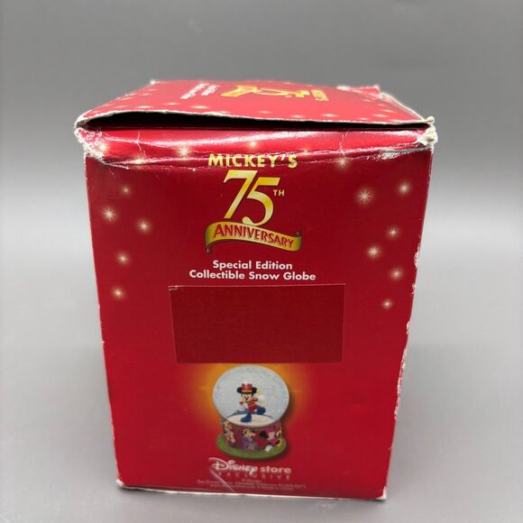 Disney Store Mickey 75th Anniversary Special Edition Collectible Snow Globe /Box - Picture 9 of 11